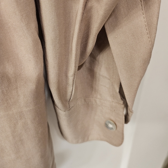 NWOT - SilkLand Mauve 100% Silk Camp Shirt - Size M - Picture 8 of 8